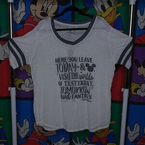 Disney Partners Statue Women's V-Neck Tee